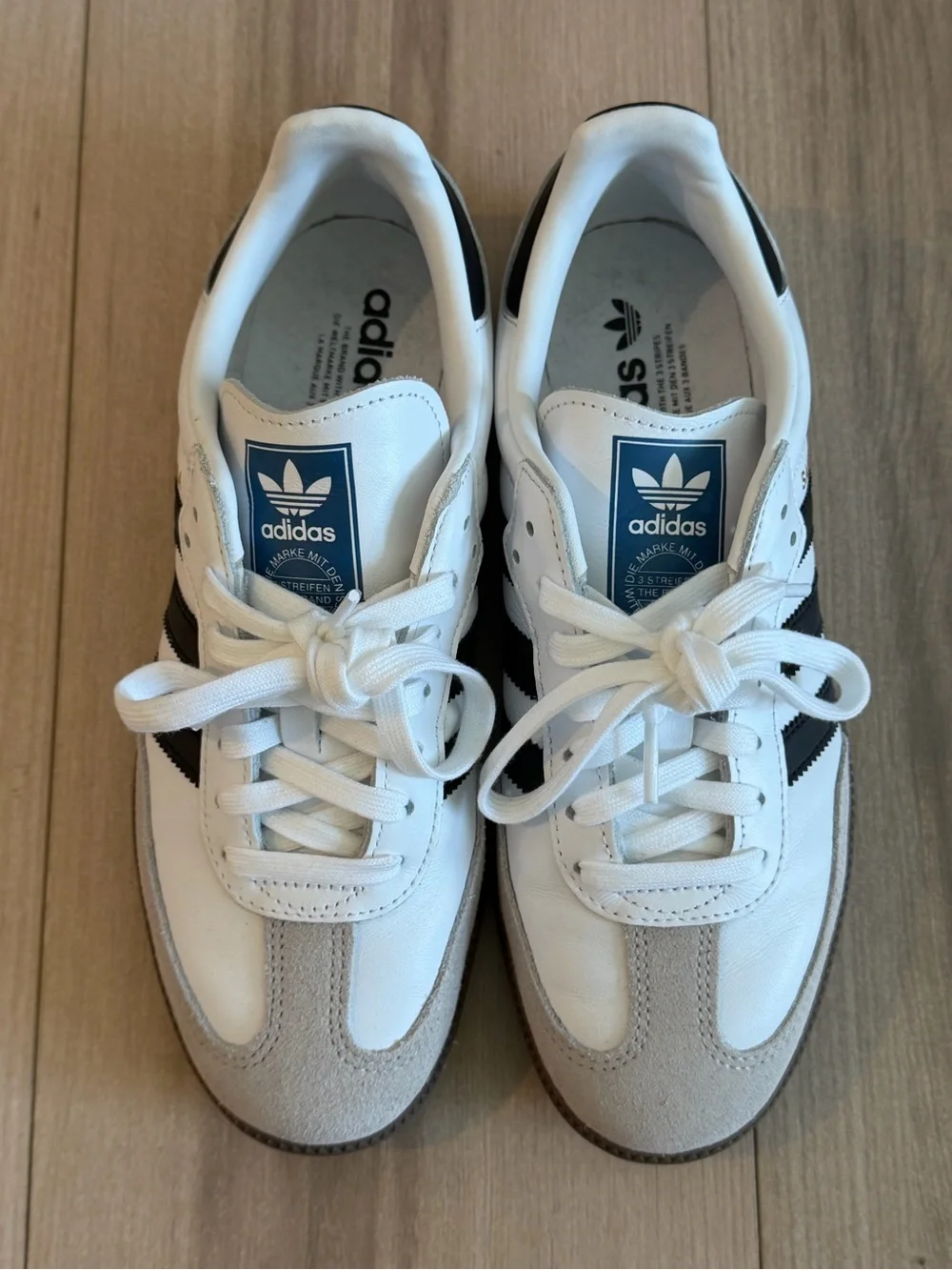 Adidas OG Samba Sneakers (Cloud White / Core Black) - Picture 5 of 9